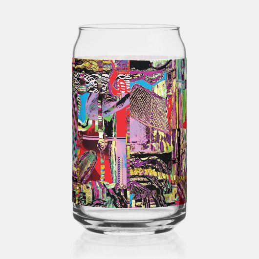 Drinkware Set – Urban Fractals ガラス缶 (左)