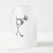 drio stickman フロストグラスビールジョッキ (正面左)