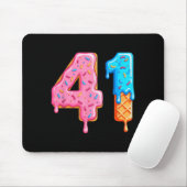 Drip 41 Meme Cool Baseball Style Number Forty One  マウスパッド (マウス)
