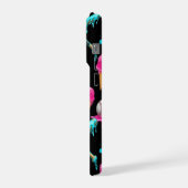 Drip Baseball Ice Cream Design Melting Baseball iPhoneケース (左側面)