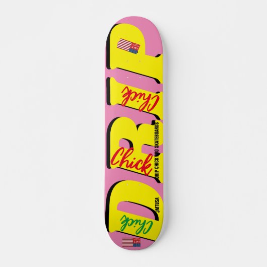 DRIP CHICK JMT 7 3/4"スケートボードデッキ スケートボード (正面)