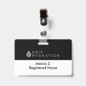 Drip & CMD Badge 2025 (back and front) バッジ (クリップ付き表面)