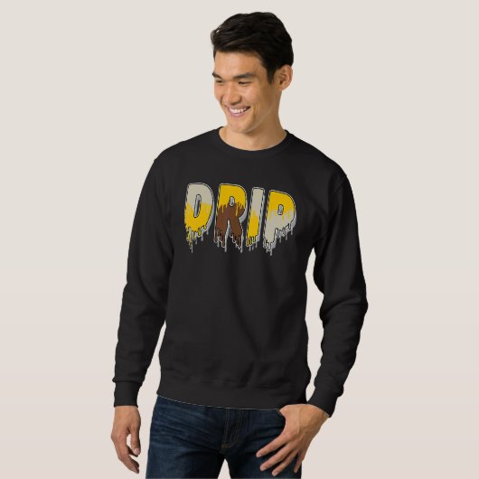 Drip Dripping Low Banana Matching スウェットシャツ (正面フル)