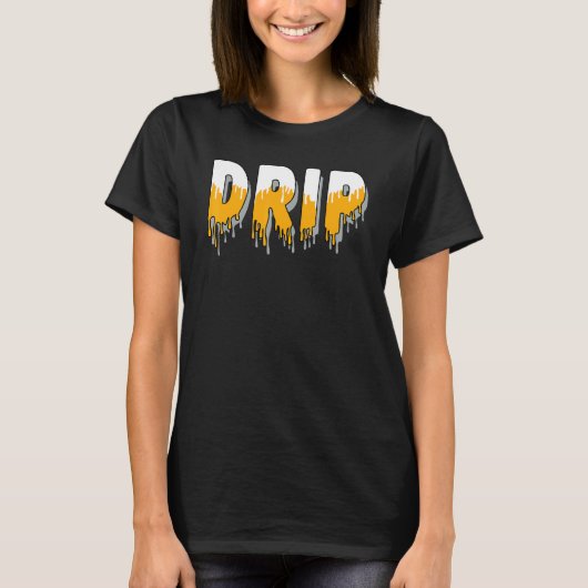 Drip Dripping OG Yellow Toe 1s Matching Tシャツ (正面)