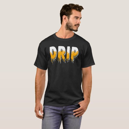 Drip Dripping OG Yellow Toe 1s Matching Tシャツ (正面フル)