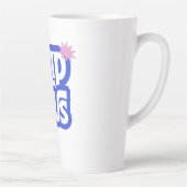 Drip Haus - レトロで遊び心のあるロゴ カフェラテマグ (右)
