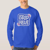 Drip Haus - レトロで遊び心のあるロゴ Tシャツ (正面)