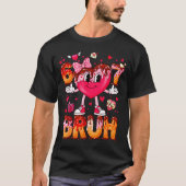 Drip Ice Cream Heart 67 Valentines Bruh Six Seven  Tシャツ (正面)