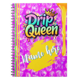 drip queen Spiral Photo Notebook ノートブック