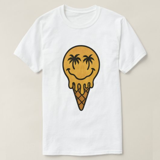 Drip Smile | L.A. heatcore Tシャツ (デザイン正面)