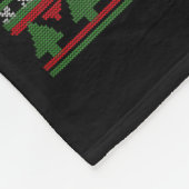 Dripng Ice Cream Baseball Santa Hat, Xmas Pajama K フリースブランケット (角)