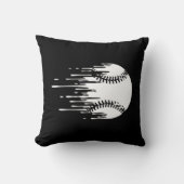 Dripping Baseball Design for Bold Sports Fans クッション (正面)