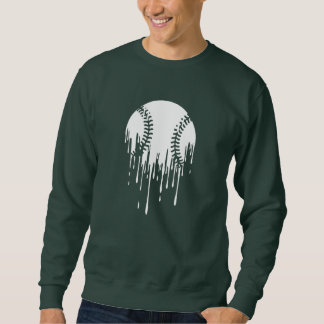 Dripping Baseball Design for Bold Sports Fans スウェットシャツ