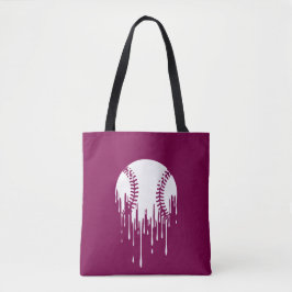 Dripping Baseball Design for Bold Sports Fans トートバッグ