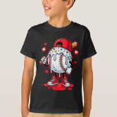 Dripping Baseball Drip Icecream Apparel Youth Boy  Tシャツ (正面)
