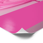 Dripping Pink Letter C - Customizable Name Poster  ポスター (コーナー)