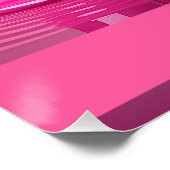 Dripping Pink Letter M - Customizable Name Poster  ポスター (コーナー)