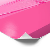 Dripping Pink Letter O - Customizable Name Poster  ポスター (コーナー)