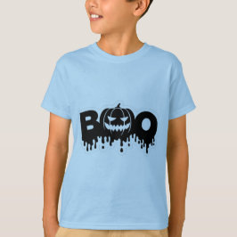 Dripping Pumpkin Scream Shadow Boys T-Shirt Tシャツ