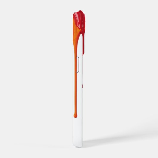 Dripping Rainbow Paint iPhoneケース (右側面)