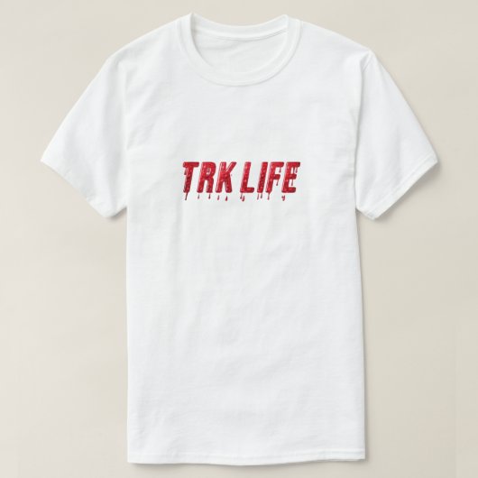 DRIPPY T.R.K 赤ロゴTシャツ Tシャツ (デザイン正面)
