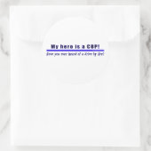 Drive By Fire COPギフトステッカー ラウンドシール (バッグ)