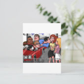 Drive By Hickey集団ティおもしろいムグ&ギフト ポストカード (スタンド正面)