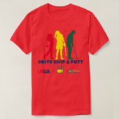 Drive Chip and Putt Tシャツ (デザイン正面)