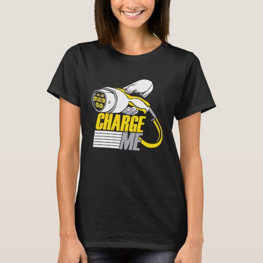 Drive Electric Cars EV Electric Vehicle Tシャツ (正面)