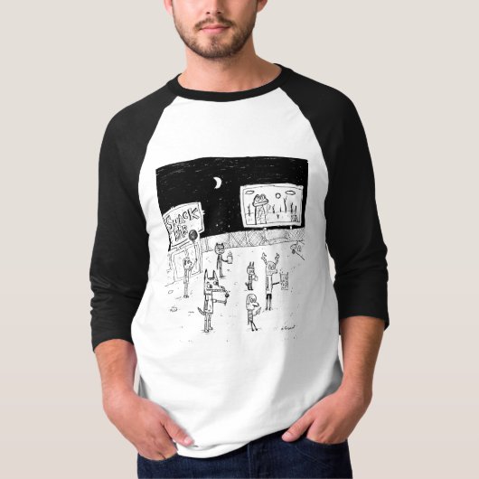 Drive-In Movie Critters Tシャツ (正面)