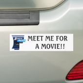 Drive-In Theater Logo海軍大将 バンパーステッカー (車上)