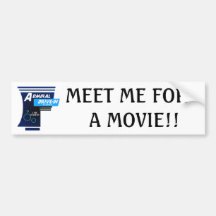 Drive-In Theater Logo海軍大将 バンパーステッカー