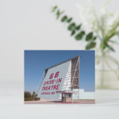 Drive In Theater, Route 66, Carthage, Missouri ポストカード (スタンド正面)