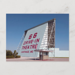 Drive In Theater, Route 66, Carthage, Missouri ポストカード