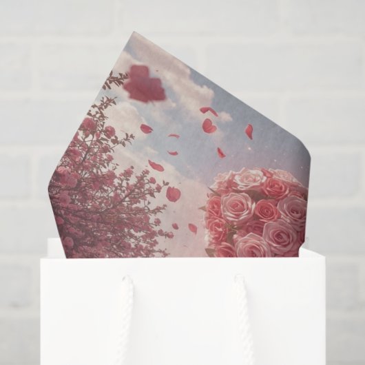 Drive into romance! This nostalgic and dreamy  薄葉紙 (ギフトバッグ)