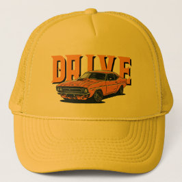 DRIVE – Orange Vintage Car Cap キャップ
