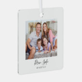 Drive Safe Custom Photo Car メタルオーナメント (正面右)