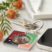 Drive Safe Handsome Custom Photo Keepsake for Him キーホルダー (正面右)