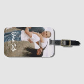 Drive Safe I Love You Custom Gifts For Couples  ラゲッジタグ (正面横)