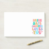 Drive safe someone loves you ポストイット (デスク)