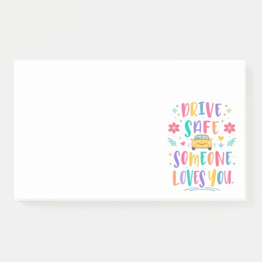 Drive safe someone loves you ポストイット (正面)