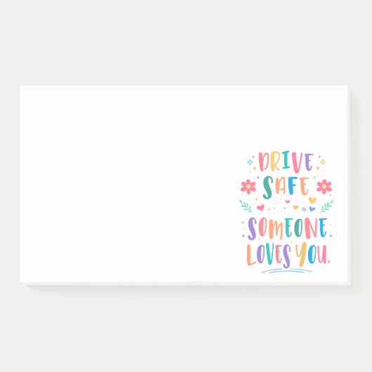 Drive safe someone loves you ポストイット (正面)