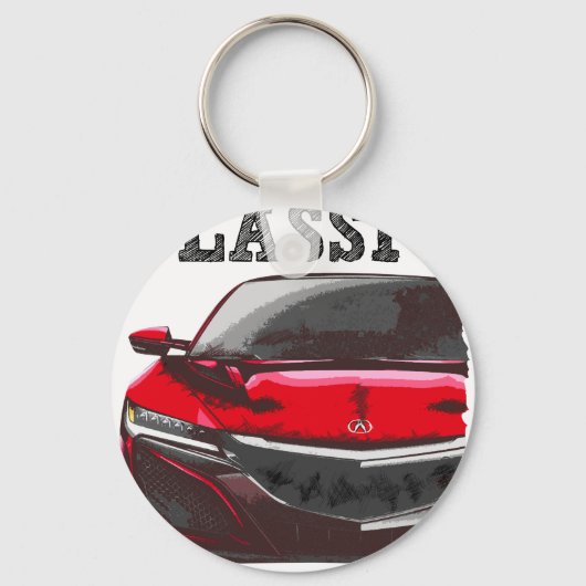drive the classic-acura nsx キーホルダー (正面)