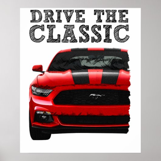 drive the classic-ford mustang ポスター (正面)