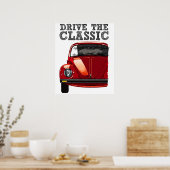 drive the classic-vw beetle ポスター (キッチン)