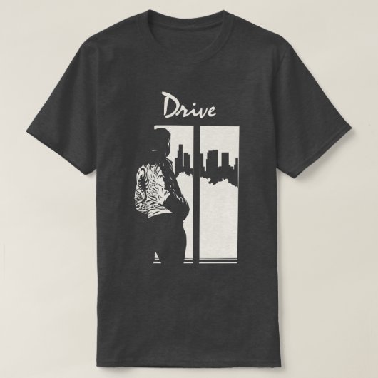 Drive white tシャツ (デザイン正面)