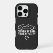 Driven by Data Fueled by Quality Automotive QA iPhoneケース (裏面)