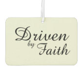 Driven by Faith Christian Safe Travels カーエアーフレッシュナー (裏面)