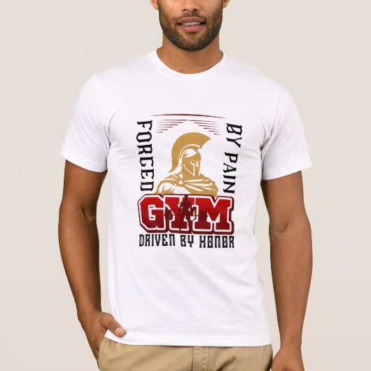 Driven by Honor Spartan Warrior Tシャツ (正面)