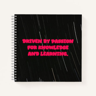 Driven By Passion For Knowledge Learning Teacher ノートブック